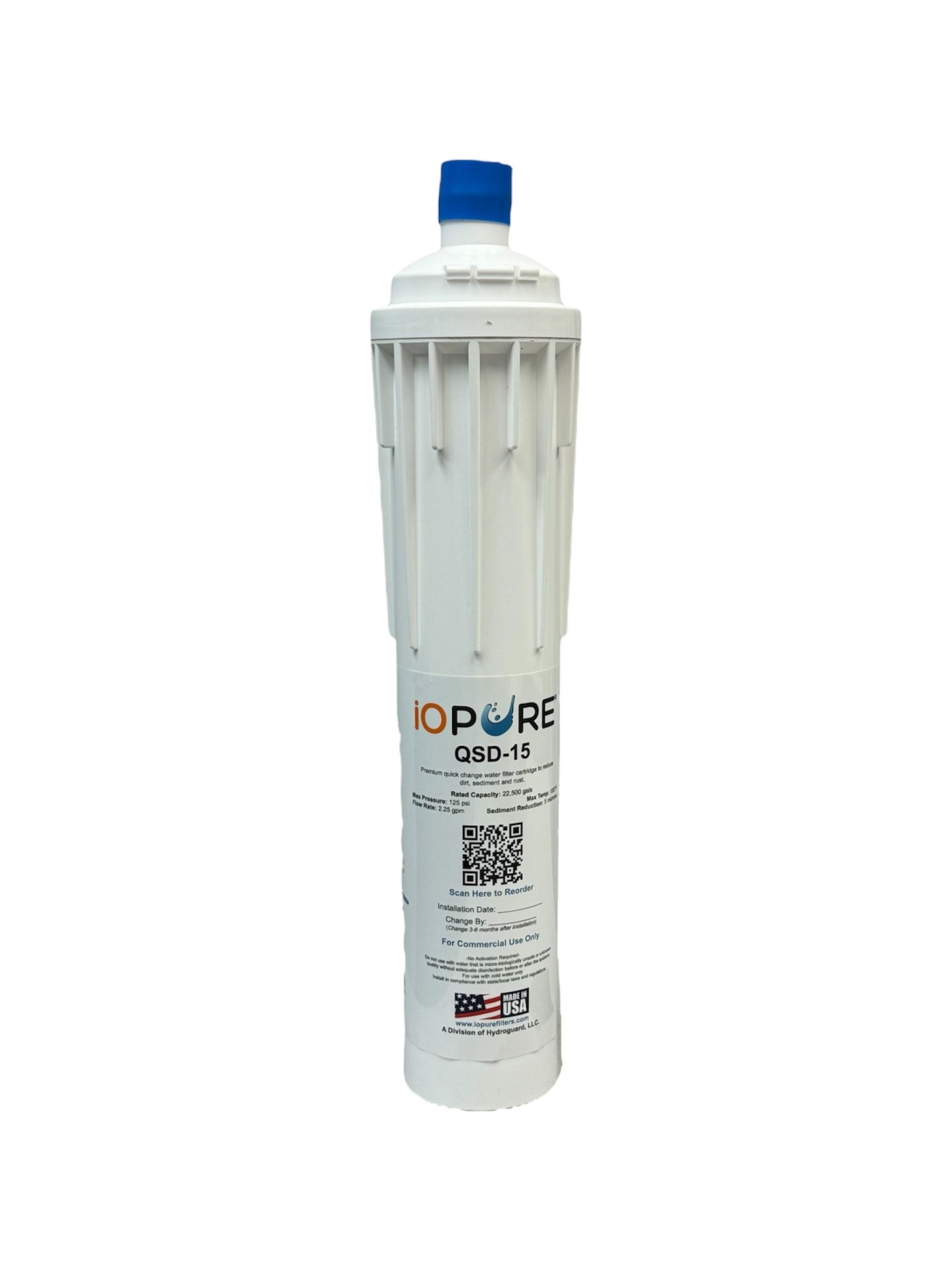 iOPURE QSD-15 Sediment Cartridge